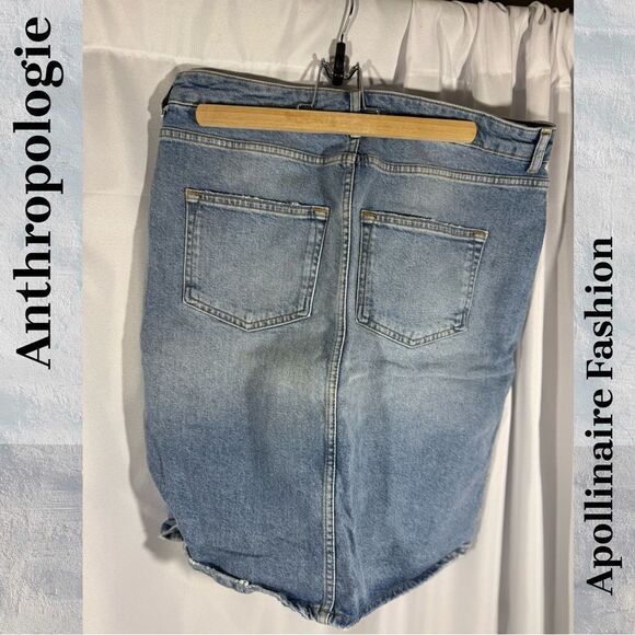 PILCRO by Anthropologie Blue denim skirt size 12 NWT - Picture 5 of 7